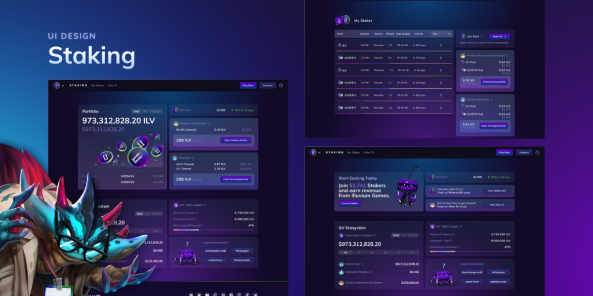 page de jalonnement