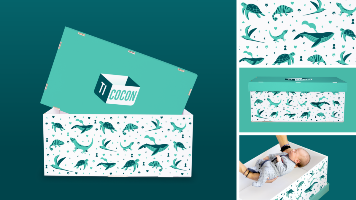 Site web Ticocon – création e-commerce babybox par Pixellescence