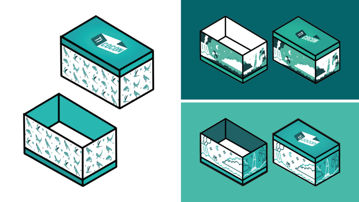 Identité visuelle Ticocon – logo et charte graphique bébé par Pixellescence caen