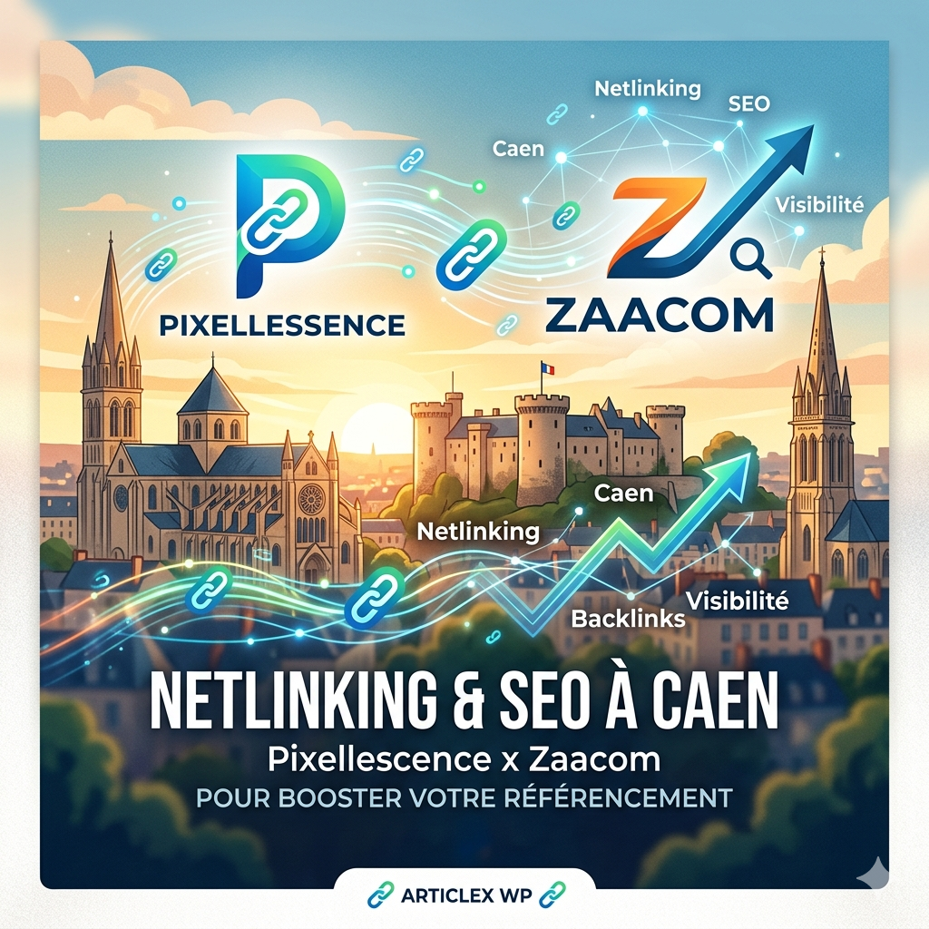 Netlinking et SEO à Caen : Pixellescence s&rsquo;associe à Zaacom pour booster votre référencement